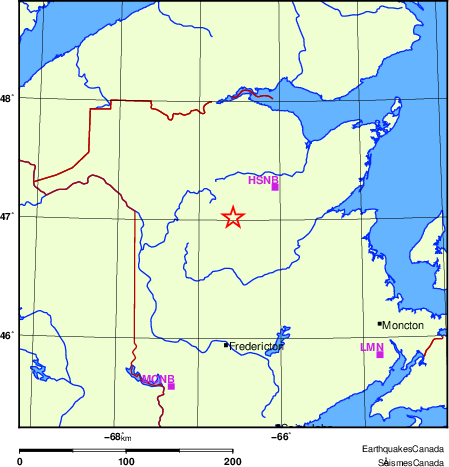 carte des localisations des stations sismologiques locales